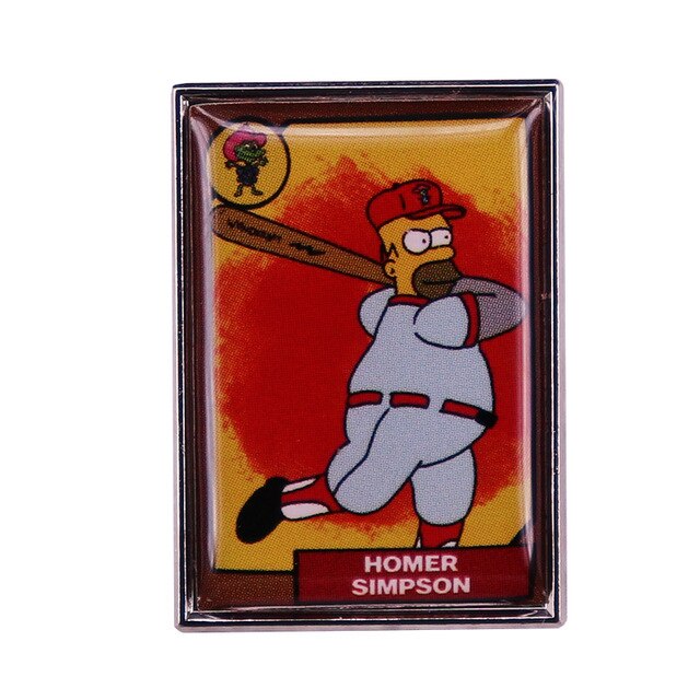 The Simpsons Enamel Pin Homer Figure Brooch Cartoon Badge for Backpack Denim Collar Lapel Pin Jewelry 24 1.jpg 640x640 24 1 - The Simpsons Shop