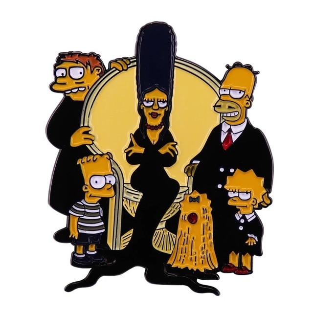 The Simpsons Enamel Pin Homer Figure Brooch Cartoon Badge for Backpack Denim Collar Lapel Pin Jewelry 6 1.jpg 640x640 6 1 - The Simpsons Shop