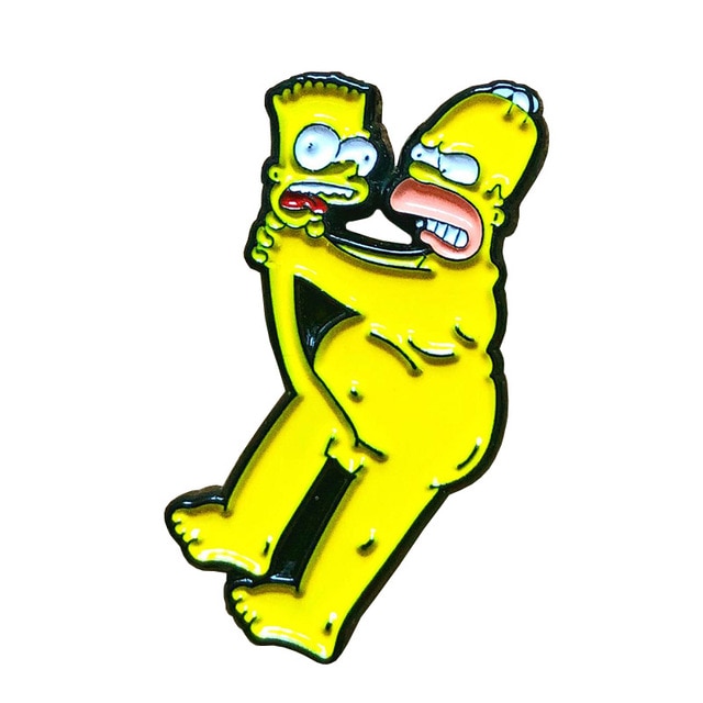 The Simpsons Homer TV Anime Lapel Pins Backpack Jeans Enamel Brooch Pin Women Fashion Jewelry Gifts 10 1.jpg 640x640 10 1 - The Simpsons Shop