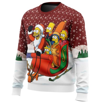 dashing through the snow the simpsons ugly christmas sweaterwyaor 430x430 1 - The Simpsons Shop