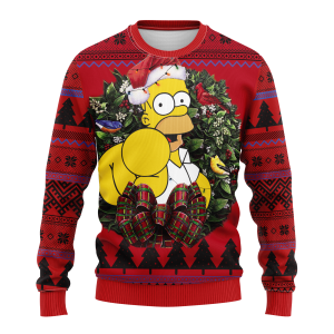 simpsons homer noel mc ugly christmas sweater thanksgiving gift 372b2 - The Simpsons Shop